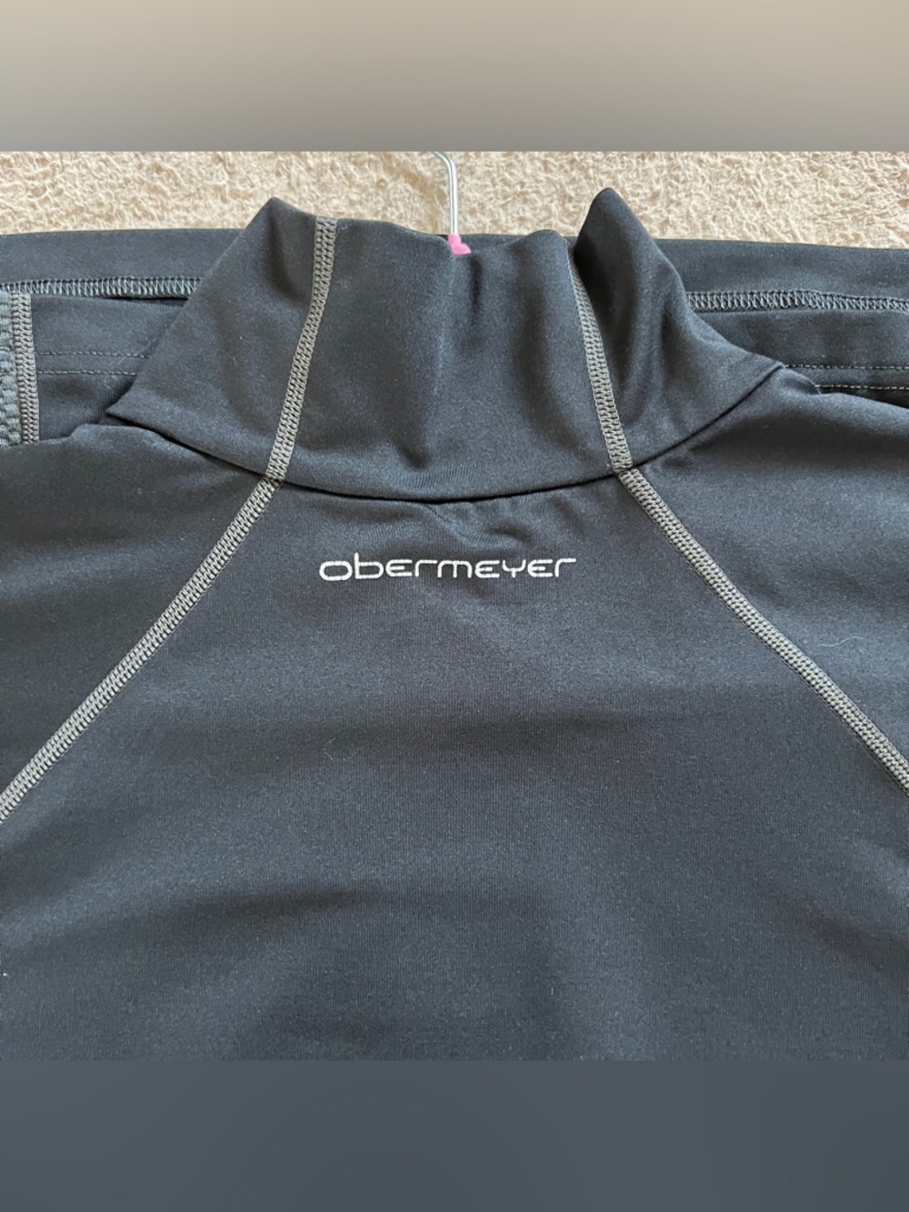 Obermeyer Quarterzip Performance Athleisure Outdoor Hiking Sporty Skiing Size L - Picture 4 of 8